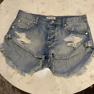 One Teaspoon Jean shorts
